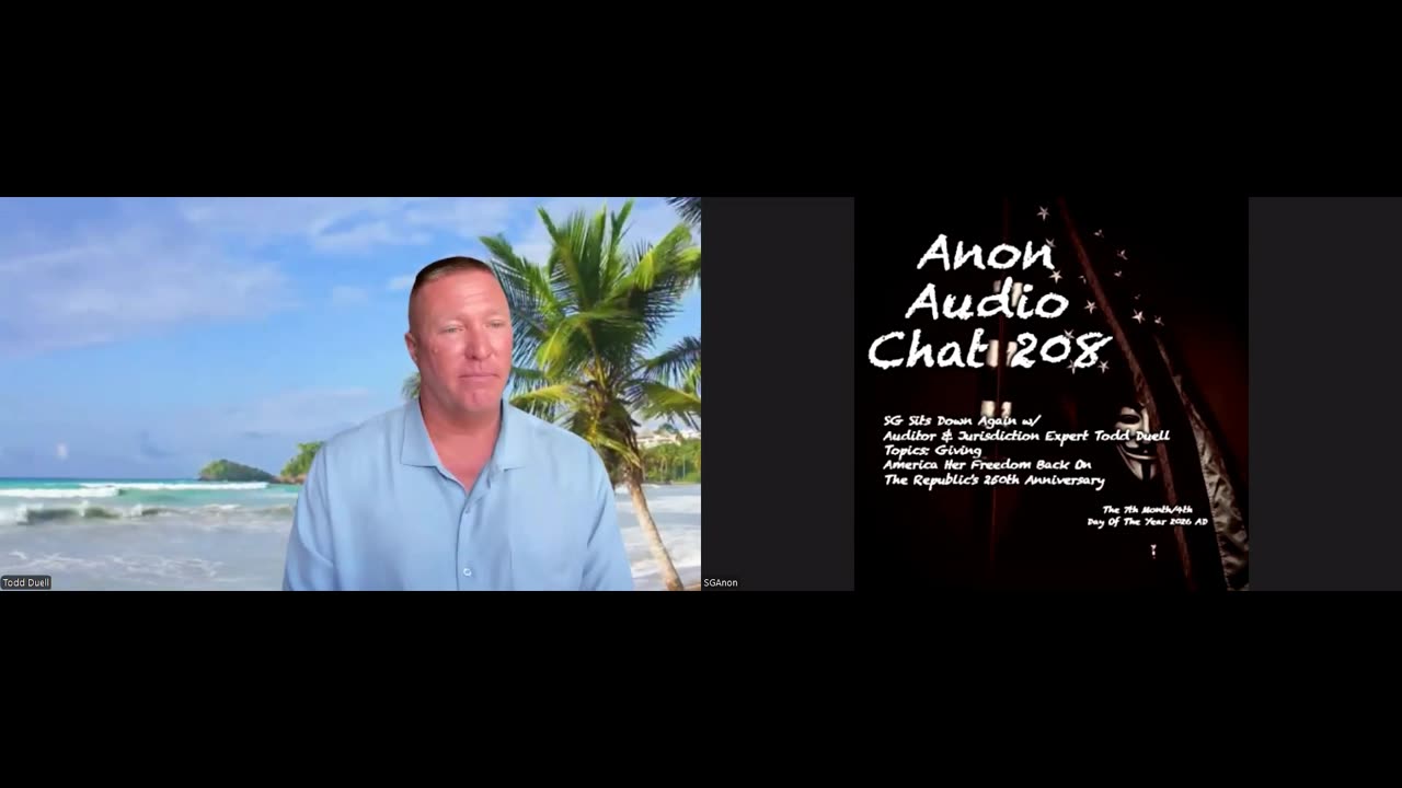 (7/4/2026) | AUDIO CHAT 208 | SG Sits Down w/ Jurisdiction & Trust Expert Todd Duell: "Birthright" Ep.2 and the Laws of Citizens' Arrest