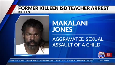 Black Killeen ISD teacher charged with Aggravated Sexual Assault of Child