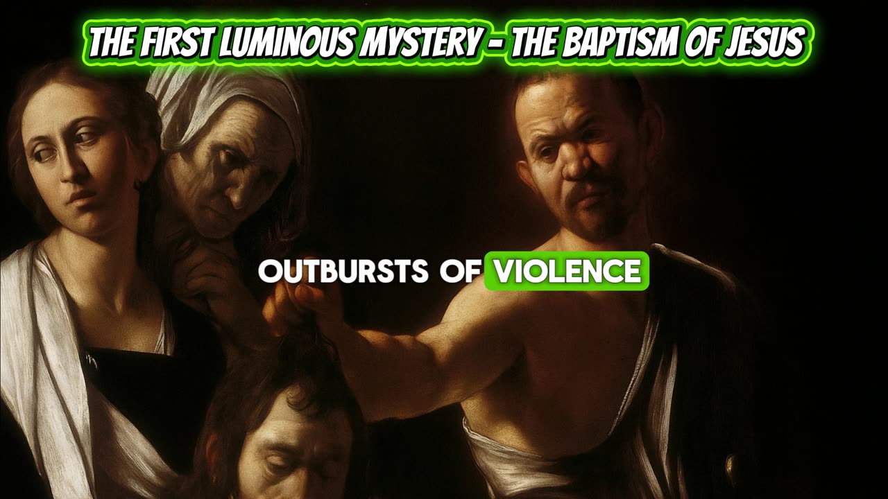 The First Luminous Mystery - Baptism of Jesus