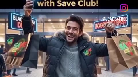 Black Friday DEALS are LIVE and Save Club makes them even BIGGER!