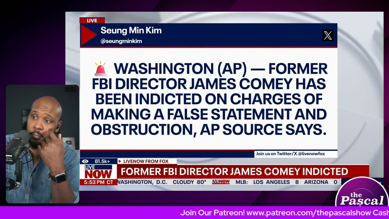 WHOA! BREAKING! Former FBI Director James Comey Indicted