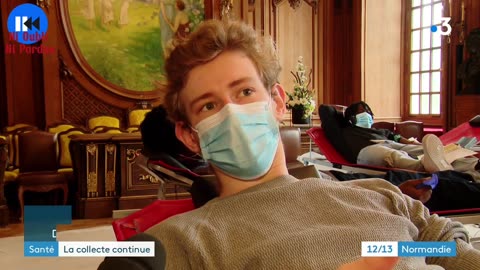 Don du sang à l'Hôtel de Ville de Rouen, ouvert à tous, vaccinés compris