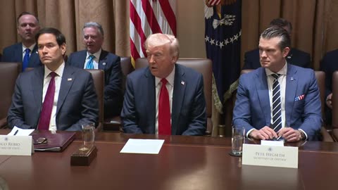 President Trump Hosts First Cabinet Meeting, Feb 26, 2025