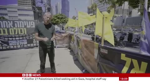 Brother of an Israeli hostage in Gaza describes video as a new form of cruelty | BBC News