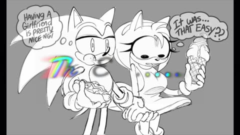 said yes, it´s easy ! (sonamy comic)