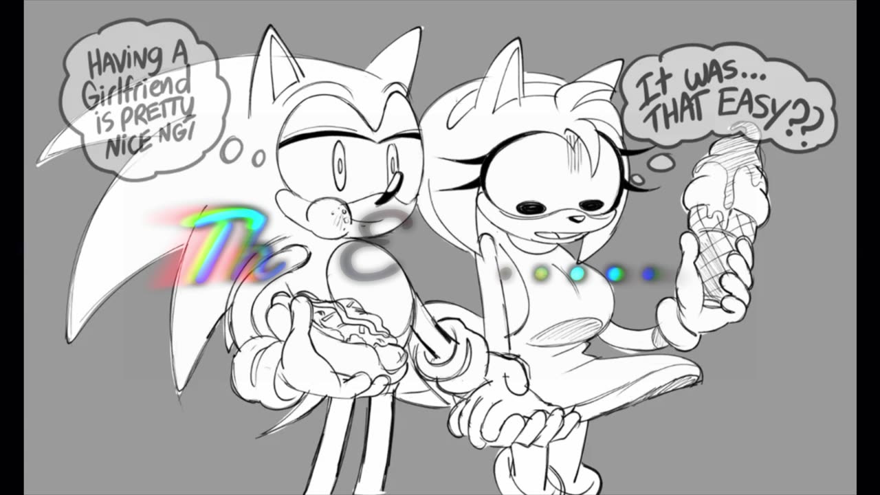 said yes, it´s easy ! (sonamy comic)