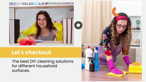 DIY Cleaning Solutions For Household Surfaces