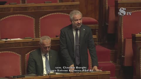 🔴 Intervento del Sen. Claudio Borghi in Aula per ricordare Luca Beatrice (21.01.2025)