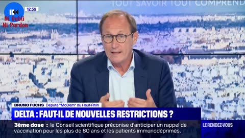 Bruno Fuchs : « Sans vaccin vous ne pourrez pas, vous déplacer dans des lieux publics »