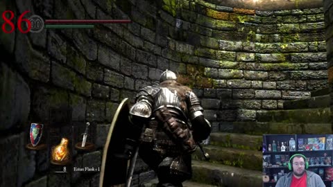 Day 2 of Darksouls, still learning with our Gamecube controller, this can only go well XD