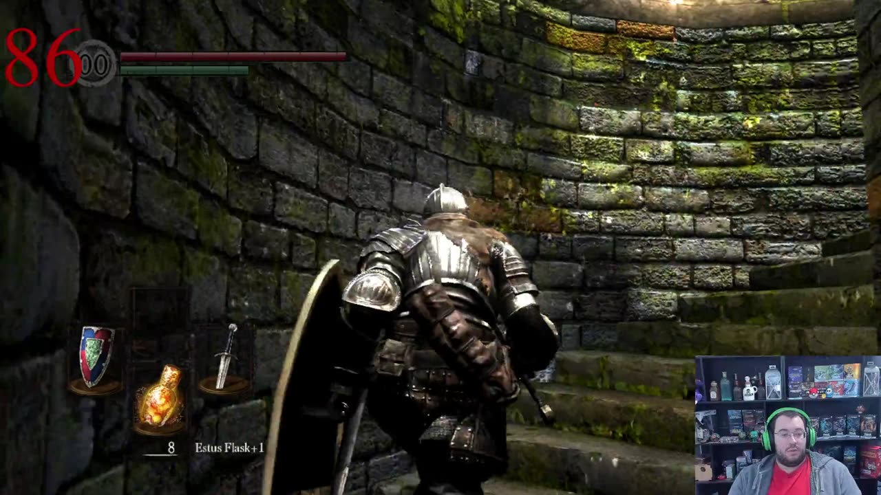 Day 2 of Darksouls, still learning with our Gamecube controller, this can only go well XD