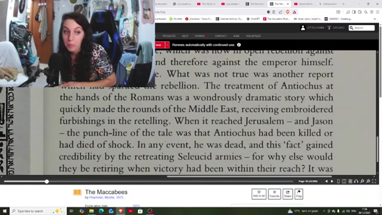 The five books of Maccabees ...Chanukah Is Coming pt 2 #israel #palestine #phallos #circumcision