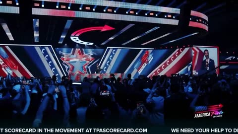 Don Jr. phones POTUS on stage at AmericaFest