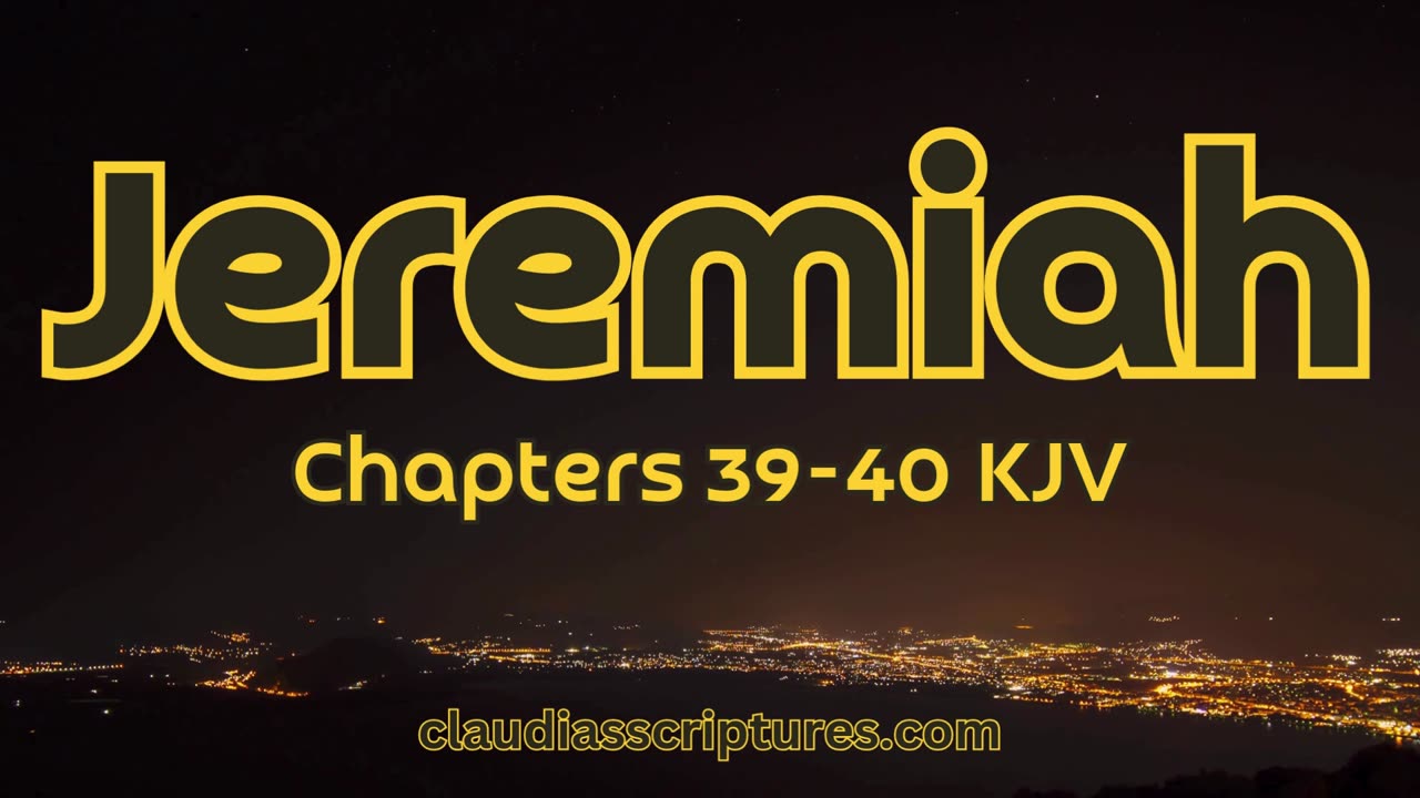 The Bible Series Bible Book Jeremiah Chapters 39-40 Audio