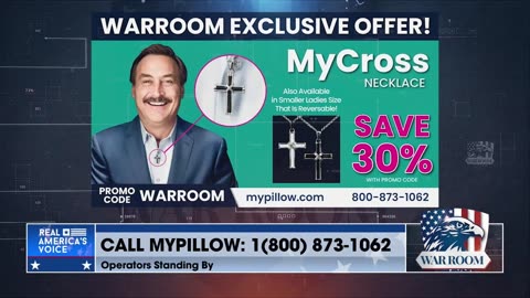 Get Your MyCross Before They Run Out, Exclusive For The WarRoom Posse At MyPillow.com/warroom