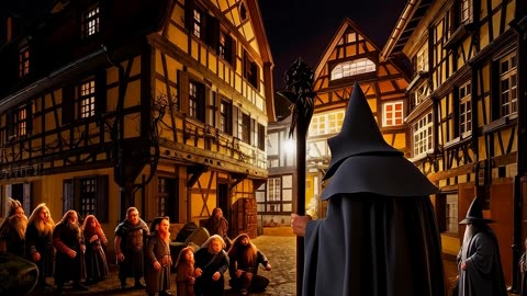 Gengenbach near Offenburg, Southwest Germany with dwarfes and wizards