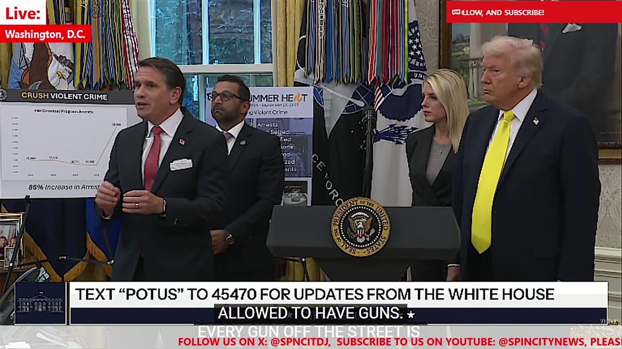 LIVE: President Trump holds press conference with Kash Patel