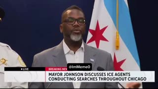 Johnson stated that it's NOT his job to protect Chicago residents from violent criminal illegals.