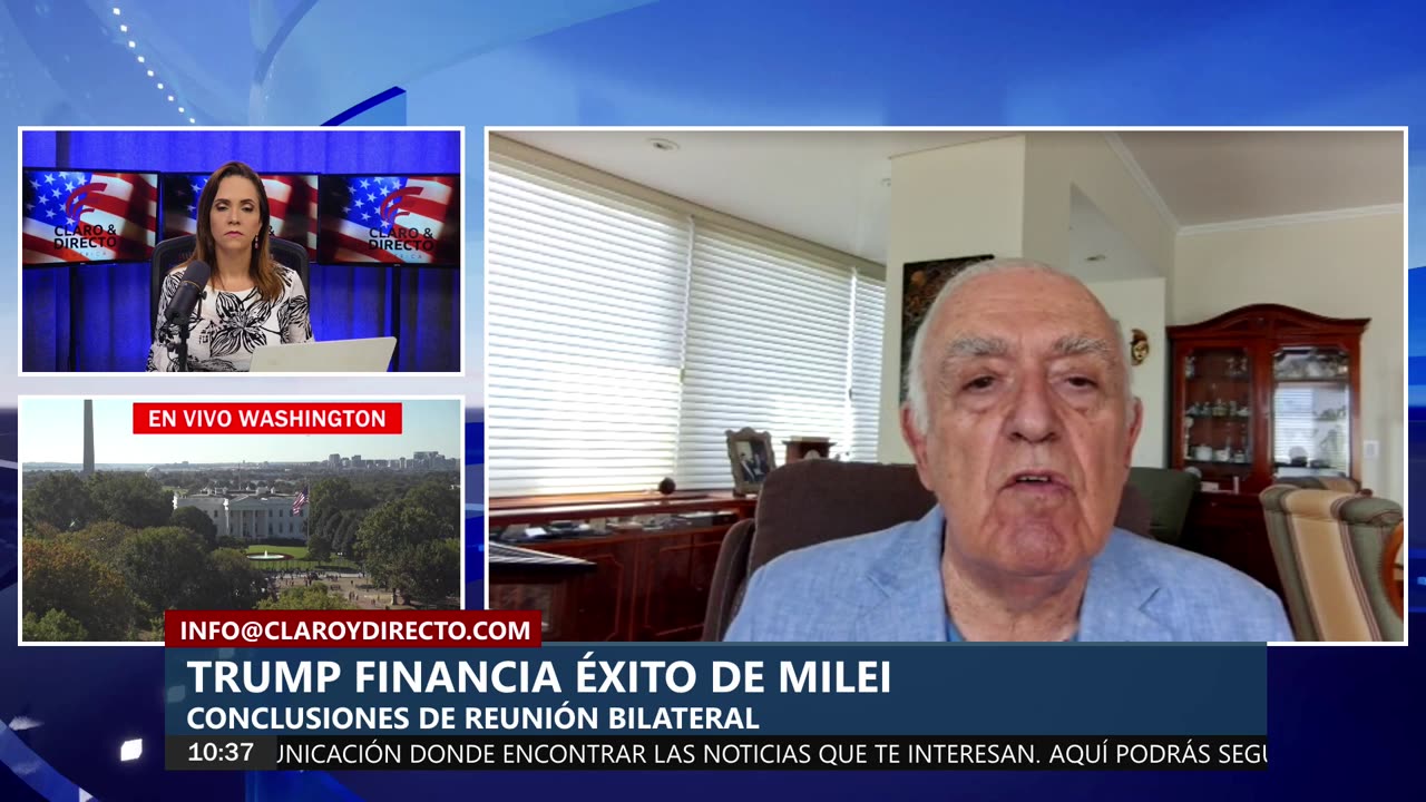 EN VIVO:TRUMP AMENAZA CON FUEGO A HAMÁS SI NO SE DESARMA