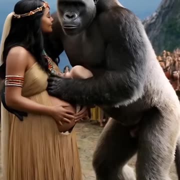 Strange Wedding with Gorilla Guests: Unforgettable Moments with Nature's Giants! 🦍💍