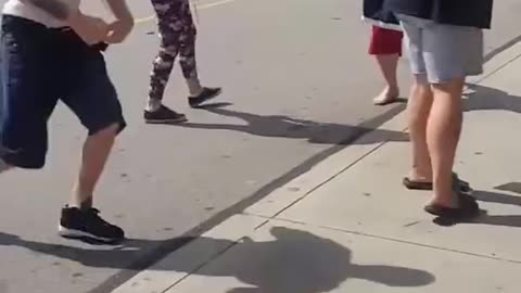 Meijer parking lot fight