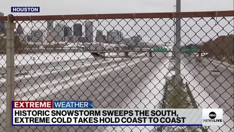 Parts of Texas, Louisiana under historic blizzard warnings