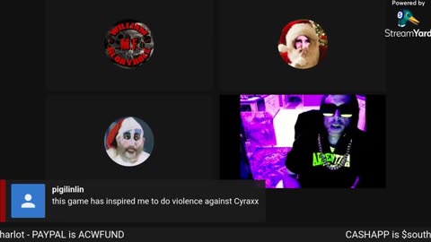 Cyraxx 12-18-2025 William Gloryhole's Interviews Chances Aunt, TRS, and Raxxouts Raxx Game