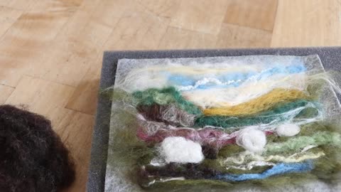 Painting with Wool by Andrea Hunter