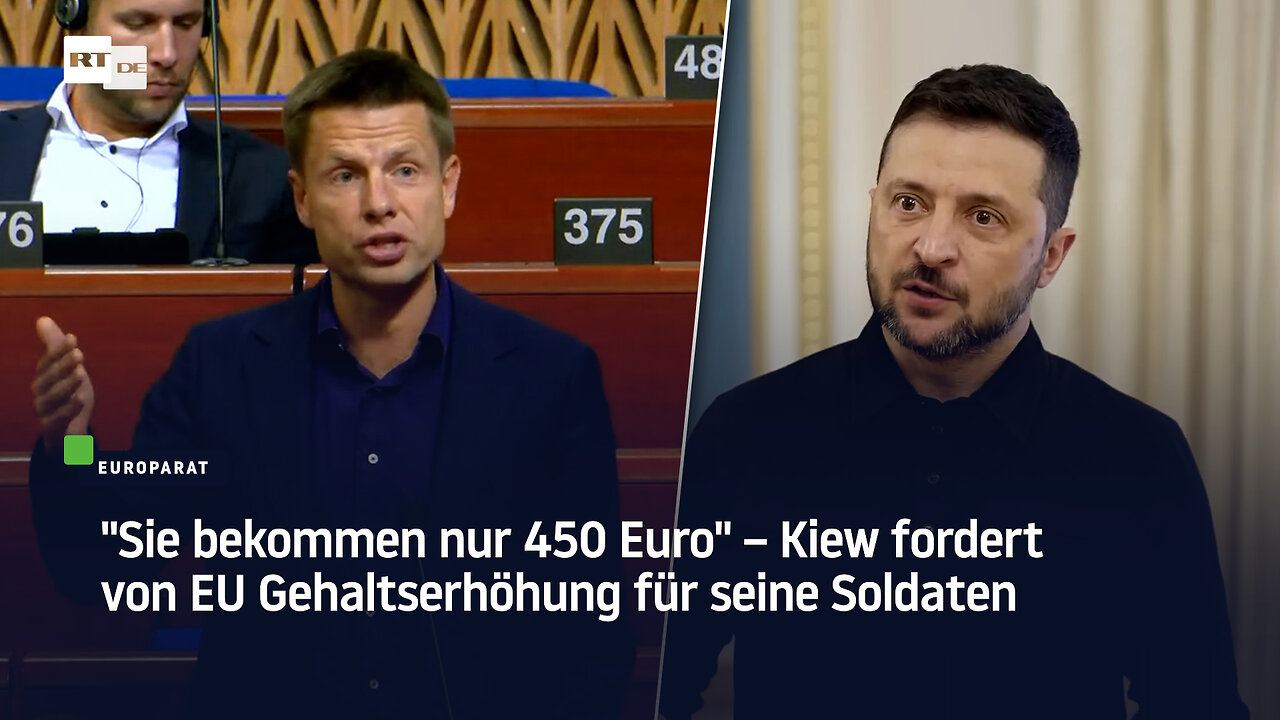Sie bekommen nur 450 Euro – Kiew fordert von EU Gehaltserhöhung für seine Soldaten