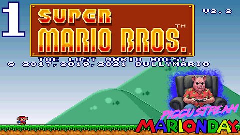 SMB: The Lost Mario Quest (PART 1) | Piggu Streams