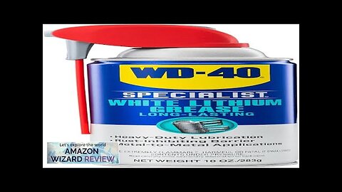 WD-40 Specialist White Lithium Grease Spray with SMART STRAW SPRAYS 2 WAYS Review