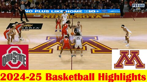 Ohio State vs Minnesota Basketball Game Highlights 1 6 2025