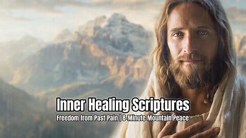 Inner Healing Scriptures - Freedom from Past Pain | 8-Minute Mountain Peace #dailybibleinspiration