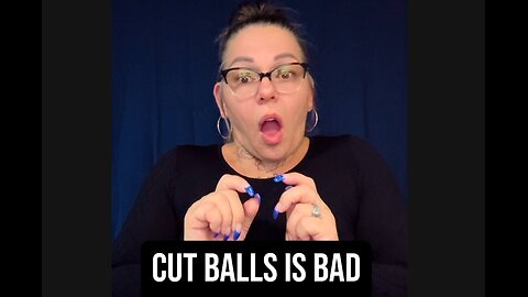 🚨 Cut Balls Is BAD 😱 #ASL #deaf #signlanguage