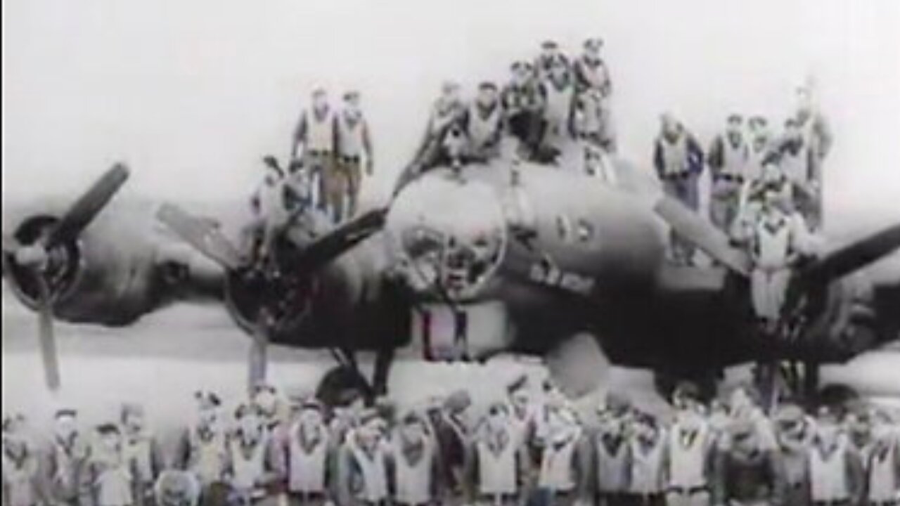 U.S. Bombers in First Daylight Raid on Berlin - 1944