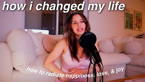 HOW TO GO FROM LOW VIBES TO HIGH VIBES | living with intention, radiating love, & feeling alive