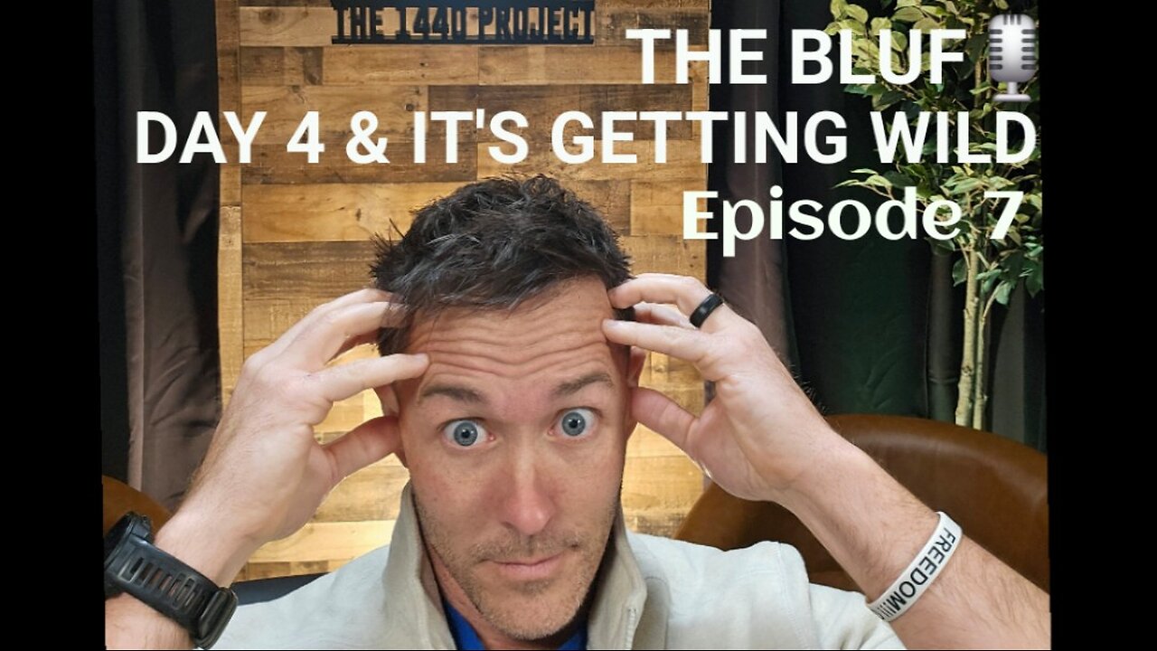 BLUF:EP7- WHAT IS THE WEF AND RECAP TRUMP'S 1st 4 DAYS