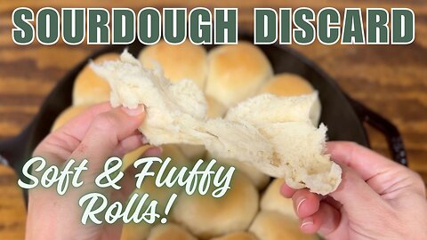 Amazing Sourdough Discard Rolls (Bread Machine Dough Cycle)