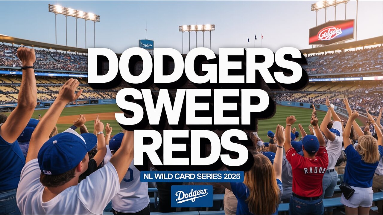 Dodgers Sweep Reds 2025 NL Wild Card Series | Key Highlights