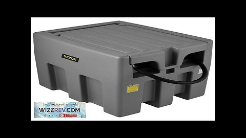 VEVOR Portable Diesel Tank 58 Gallon Capacity & 10 GPM Flow Rate Review