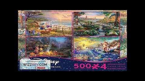 Ceaco 4 in 1 Multipack Thomas Kinkade Disney Dreams Review