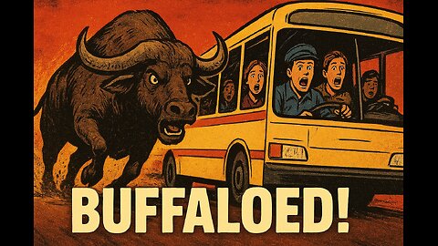 Buffaloed Short Fiction Thriller – Water Buffalo vs. Buses!