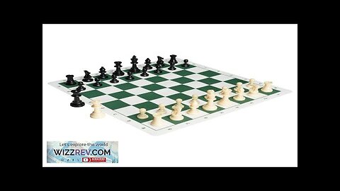 VEVOR Tournament Chess Set 20 Inch Roll-Up Beginner Chess Board Foldable Silicone Review