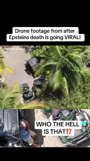 Drone footage from after Epsteins death is going VIRAL!