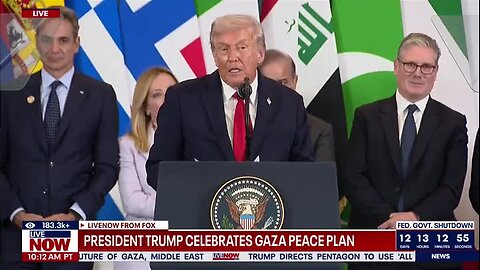 Trump Flames French President Macron for Not Joining Him on Stage During Gaza Peace Plan Signing Ceremony