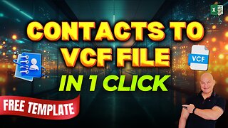 How To Turn Contacts Into VCF (vCard) Files In 1 Click + FREE DOWNLOAD