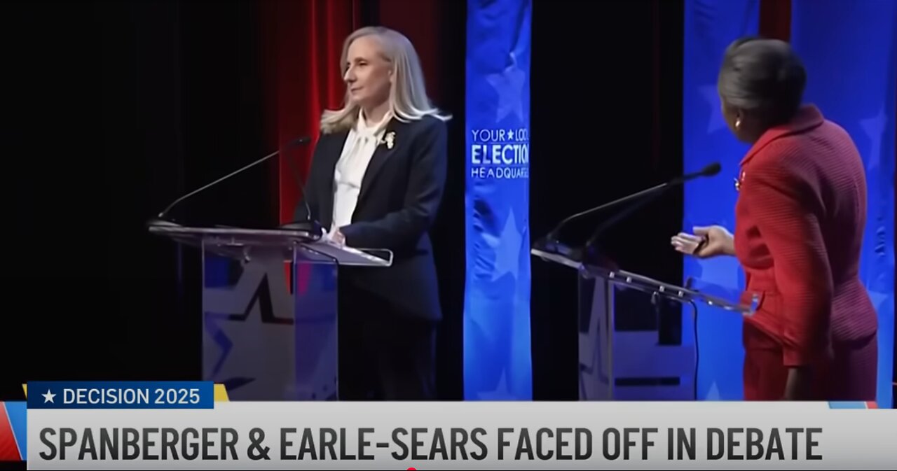 Winsome Earle-Sears Spanberger DEBATE: Boys in Girls Bathrooms & Endorsing Jay Jones, DEATH TEXTS