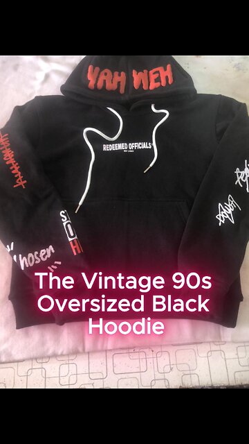 Bold Puff Print & Sharp Screen Print Hoodie – Rare Drop