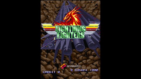 Lightning Fighters, Arcade Game, Konami 1990, Longplay Playthrough