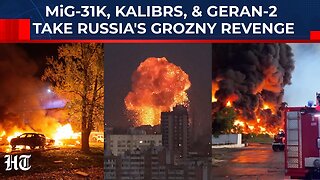 Putin’s Grozny Revenge Wave Hits Ukraine Hours After Return from India, Zelensky's 116 Drones Burn